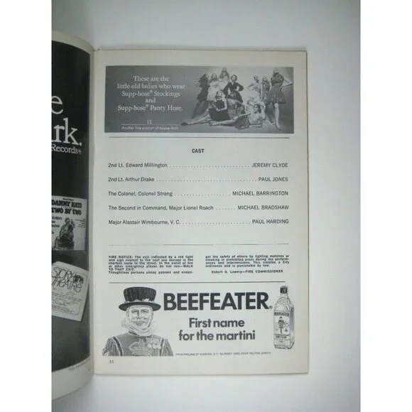 Conduct Unbecoming Playbill Barrymore Theatre 1970 Barrington Jones Clyde - Picture 4 of 8